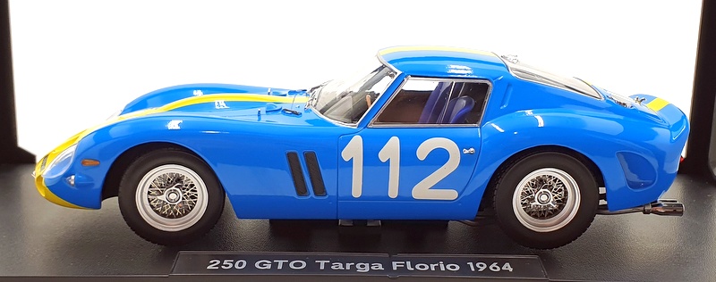 KK Scale 1/18 Scale Diecast KKDC180733 Ferrari 250 GTO Targa Florio 1964 - Blue