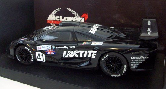 UT MODELS 1/18 - 39821 MCLAREN F1 GTR LE MANS LOCTITE BSCHER / CAPELLO / PIRRO