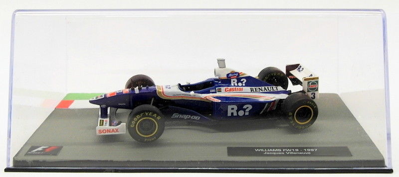 Altaya 1/43 Scale Model Car 27318A - F1 Williams FW19 1997 - Jaques Villeneuve