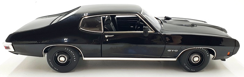 Acme 1/18 Scale A1801218 - 1970 Pontiac GTO Moonlight Goat - Black