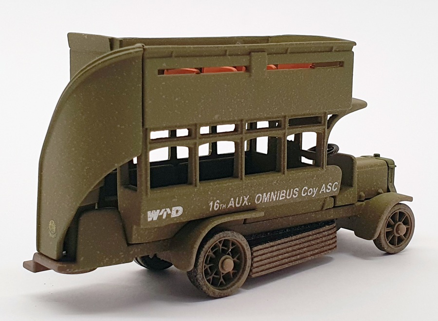 Corgi 9cm Long Diecast CS90611 - WW1 Old Bill Bus - Green