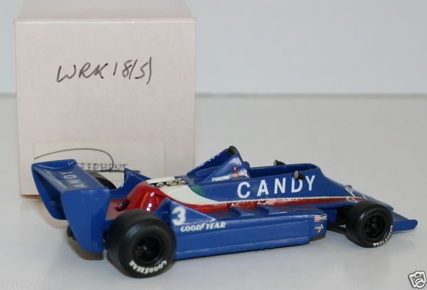 WESTERN MODELS SIGNED 1st VERSION - 1/43 SCALE - WRK18S -1979 TYRRELL 009 PIRONI