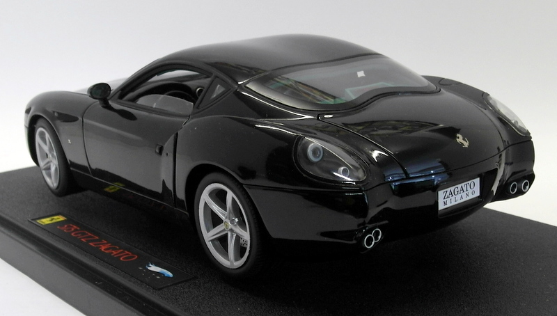 Hot Wheels 1/18 Scale diecast - L2983 Ferrari 575 GTZ Zagato Black