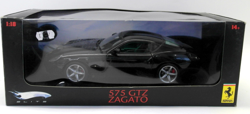 Hot Wheels 1/18 Scale diecast - L2983 Ferrari 575 GTZ Zagato Black