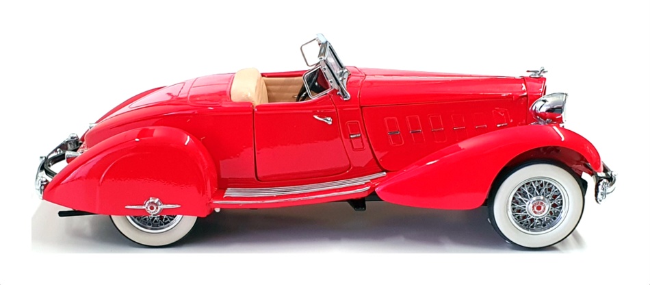 Danbury Mint 1/24 Scale FM15422 - 1934 Packard V-12 Le Baron Speedster - Red Danbury Mint 1/24 Scale FM15422 - 1934 Packard V-12 Le Baron Speedster - Red