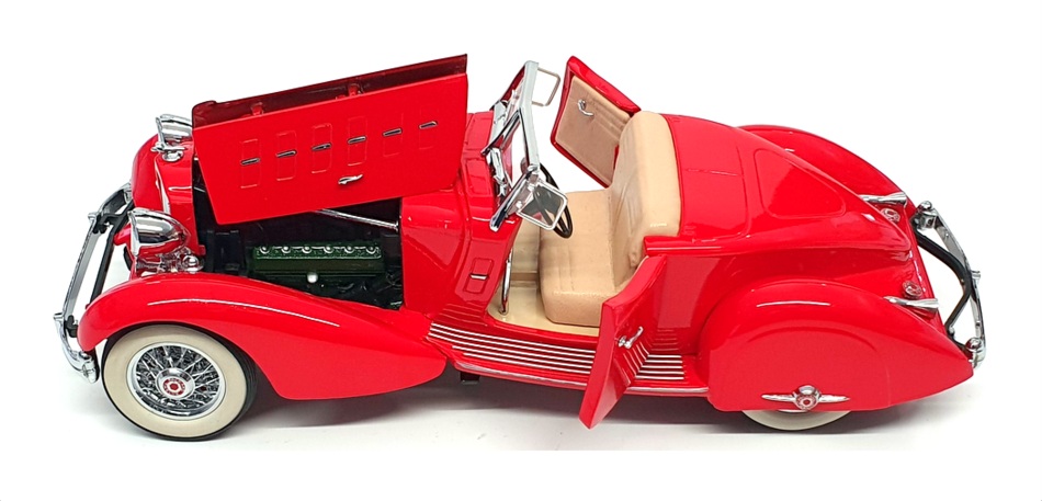 Danbury Mint 1/24 Scale FM15422 - 1934 Packard V-12 Le Baron Speedster - Red Danbury Mint 1/24 Scale FM15422 - 1934 Packard V-12 Le Baron Speedster - Red