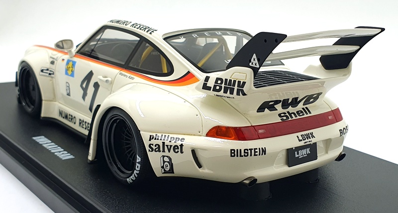 GT Spirit 1/18 Scale Resin GT451 - Porsche 911 RWB Kato San Body Work - White GT Spirit 1/18 Scale Resin GT451 - Porsche 911 RWB Kato San Body Work - White