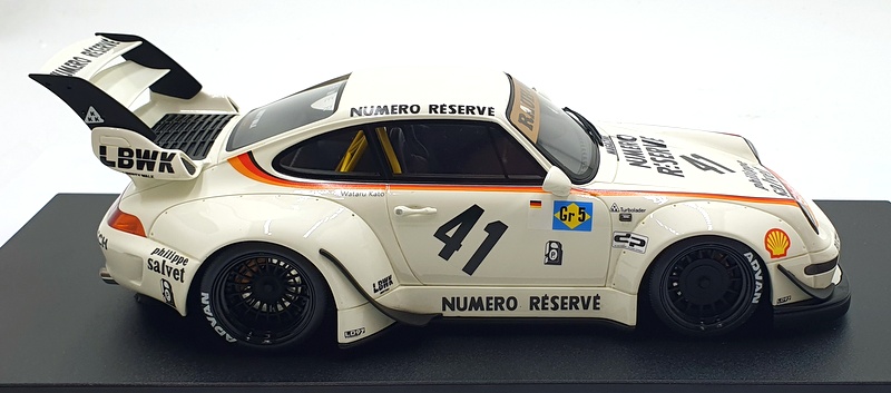 GT Spirit 1/18 Scale Resin GT451 - Porsche 911 RWB Kato San Body Work - White GT Spirit 1/18 Scale Resin GT451 - Porsche 911 RWB Kato San Body Work - White
