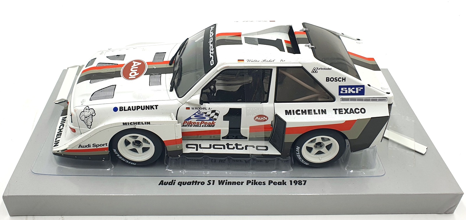 Werk83 1/18 Scale W1802801C - Audi S1 #1 1st Pikes Peak 1987 - Rohrl Werk83 1/18 Scale W1802801C - Audi S1 #1 1st Pikes Peak 1987 - Rohrl