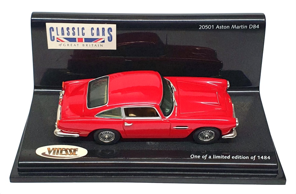 Vitesse 1/43 Scale Diecast 20501 - Aston Martin DB4 - Red