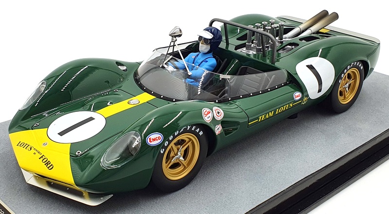 【NEW限定品】 Lotus TM18-125F Scale 1/18 Tecnomodel 40 #1 Riverside 1965 ミニカー