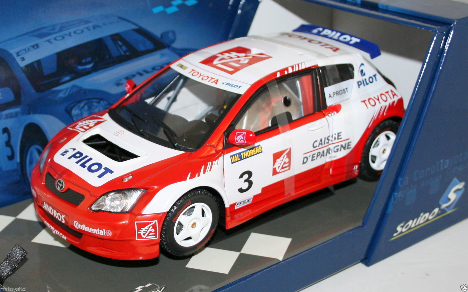 SOLIDO 1/18 83501 TOYOTA COROLLA TROPHEE ANDROS 2006 SOLIDO 1/18 83501 TOYOTA COROLLA TROPHEE ANDROS 2006