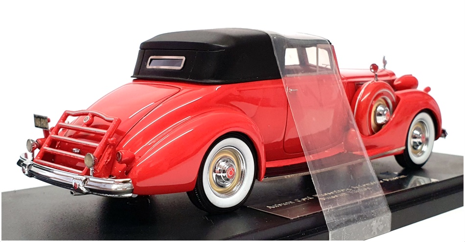 Automodello 1/43 Scale AM-PAC-38V-ME-CR - 1938 Packard Twelve Conv - Chinese Red
