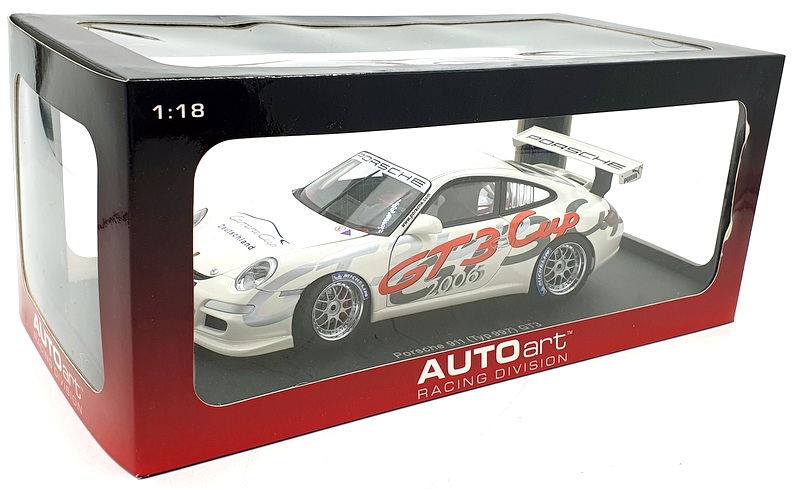 Autoart 1/18 Scale Diecast 80681 Porsche 911 997 GT3 Cup 2006 Deutschland Livery
