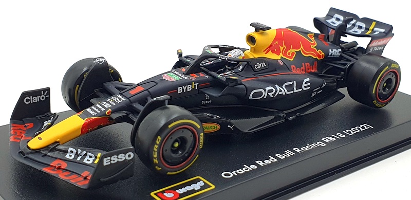 Burago 1/43 Scale 18-38062 - F1 Red Bull Oracle RB18 2022 Max