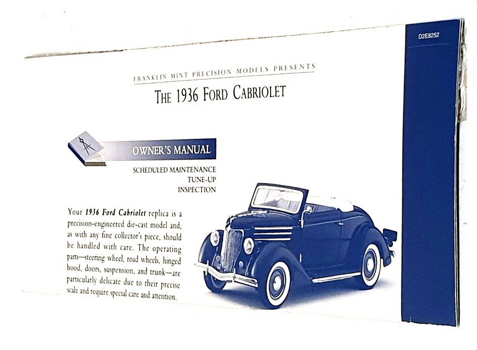 Franklin Mint 1/24 Scale B11XA09 - 1936 Ford Deluxe