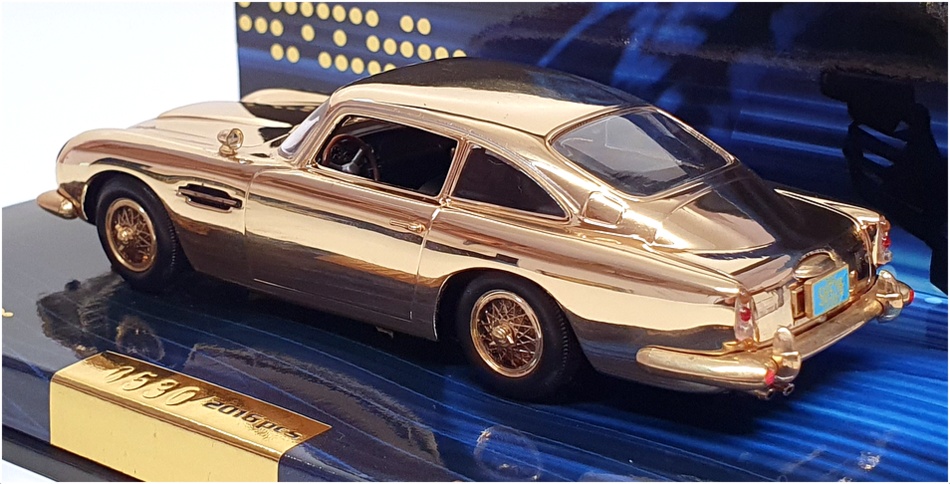 Minichamps 1/43 Scale 436 137261 - Aston Martin DB5 James Bond 007 - Gold Plated