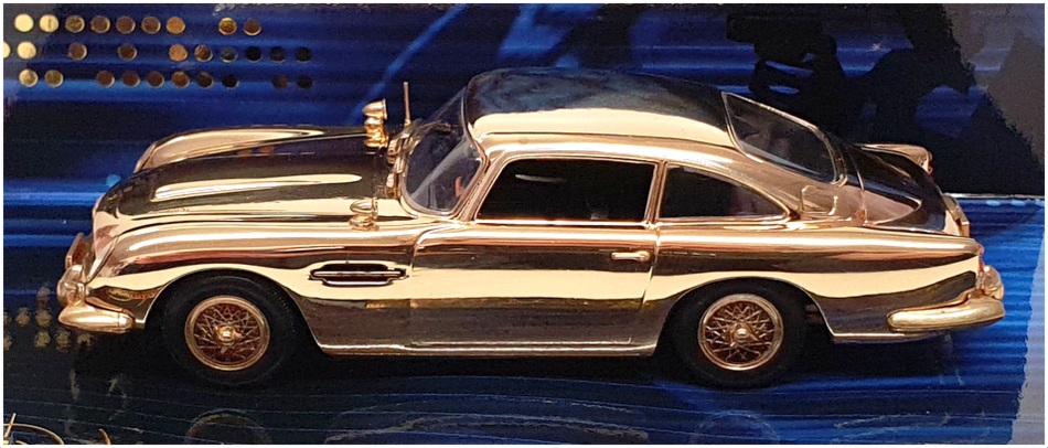 Minichamps 1/43 Scale 436 137261 - Aston Martin DB5 James Bond 007 - Gold Plated