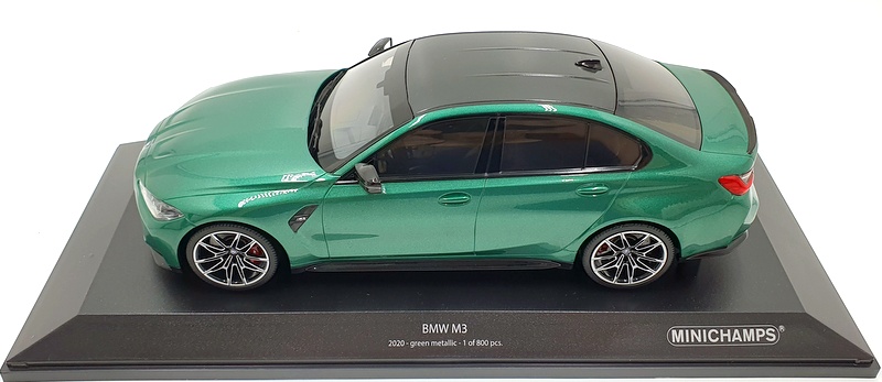 Minichamps 1/18 Scale 155 020200 BMW M3 2020 - Metallic Green