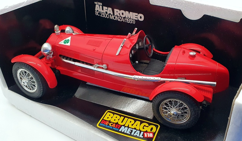  Burago  1  18  Scale Model Car 3014 1931 Alfa Romeo 8C 2300 