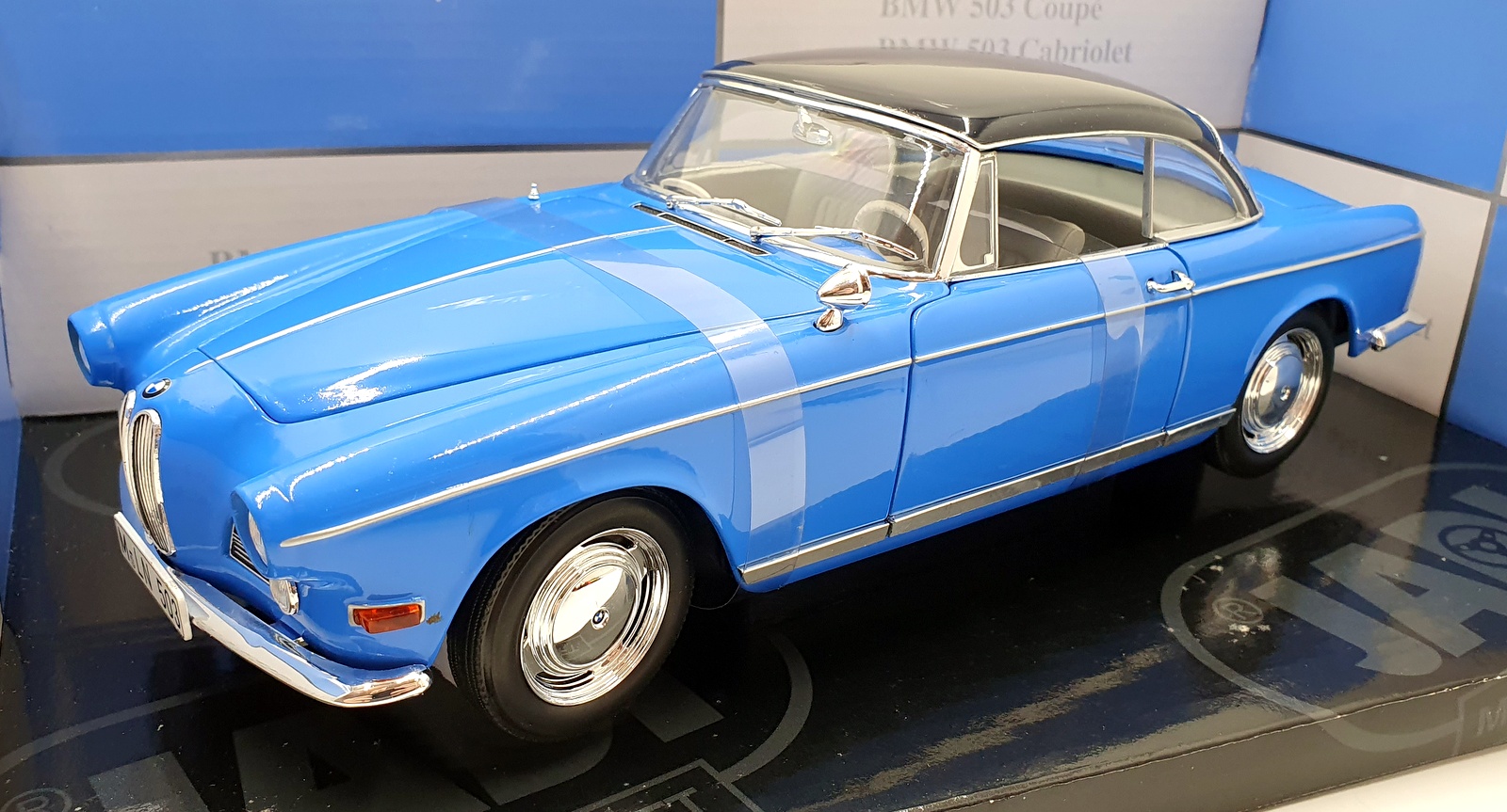 Jadi 1/18 Scale Diecast JM-98041 - BMW 503 Coupe 1956 - Blue | eBay