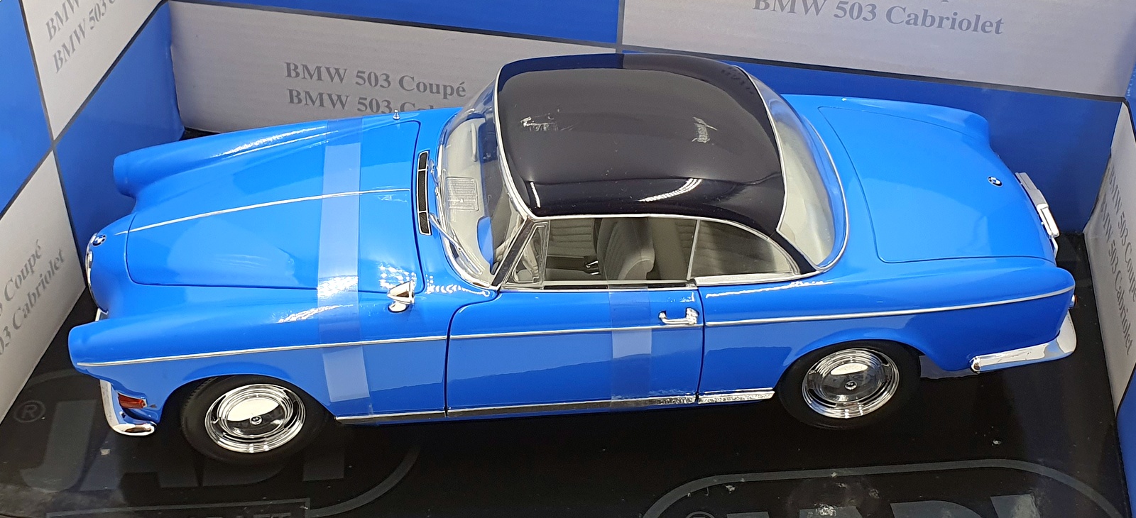 Jadi 1/18 Scale Diecast JM-98041 - BMW 503 Coupe 1956 - Blue | eBay