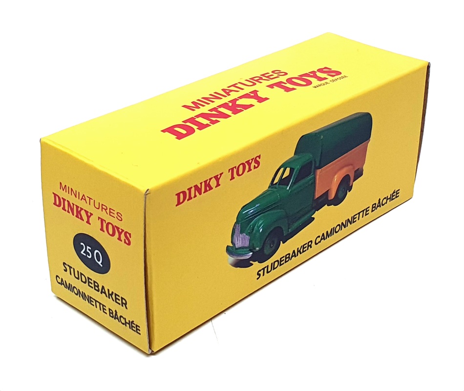 Atlas Dinky Toys Appx 11cm Long 25Q - Studebaker Camionette Bachee Atlas Dinky Toys Appx 11cm Long 25Q - Studebaker Camionette Bachee
