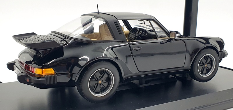 Norev 1/18 Scale Diecast 187525 - Porsche 911 Turbo Targa - Black