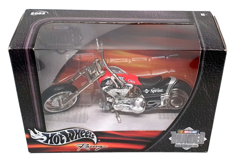 Hot Wheels 1/18 Scale 55720 Nascar Thunder Rides Motorbike #45 Sprint Red/Black