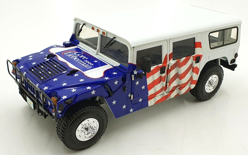 Exoto 1/18 Scale diecast 01807 - 1995 Gore-Lieberman 2000 Humvee America Hummer