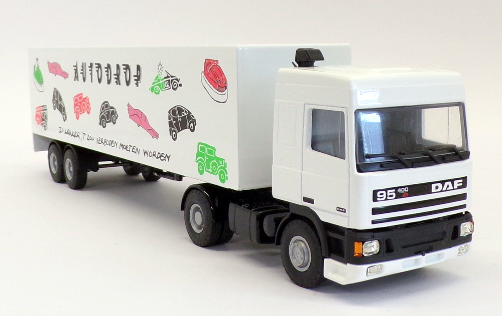 Lion Toys 1/50 Scale Model No.36 DAF 95 Truck & Trailer Autodrop eBay