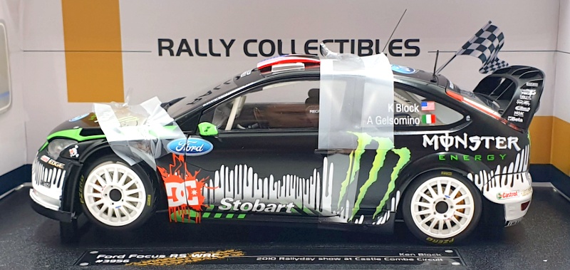 Sun Star 1/18 Scale Diecast 3956 - Ford Focus RS WRC07 K.Block 2010 Castle Combe