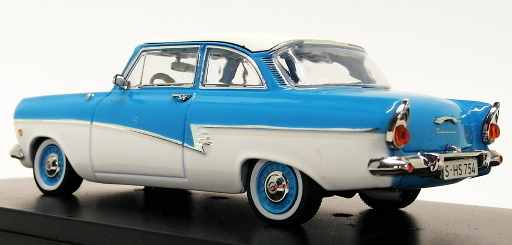 FORD TAUNUS 17m 1957 BLU-BIANCO 1:43 Premium x modello di auto prd388