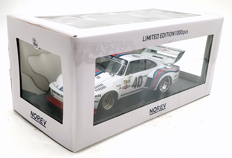 ミニカー　1/18 Porsche 935 4th Place France 24th 1976 Stommelen/Schurti MARTINI #40(ホワイト×ブルー×レッド) [187430] NOREV Porsche 935 Turbo Martini #40 24h Lemans 1976