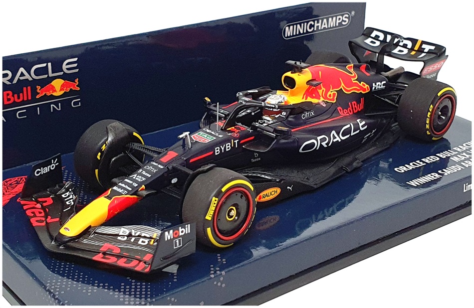 Bull Red Minichamps - Max Racing F1 Verstappen 1:43 GP #1 Scale