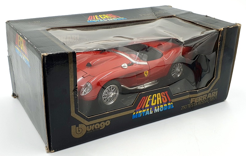 Burago 1/18 Scale Diecast 3007 - 1957 Ferrari 250 Testa Rossa - Red