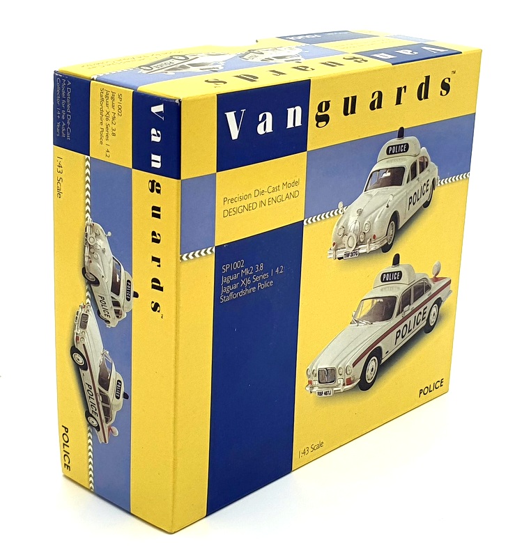 Vanguards 1/43 SP1002 Jaguar MK2 3.8 Jaguar XJ6 Series 1 4.2  Staff  Police Set