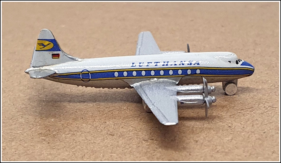 Schabak 1/600 Scale 941/1 - Vickers Viscount Aircraft - Lufthansa