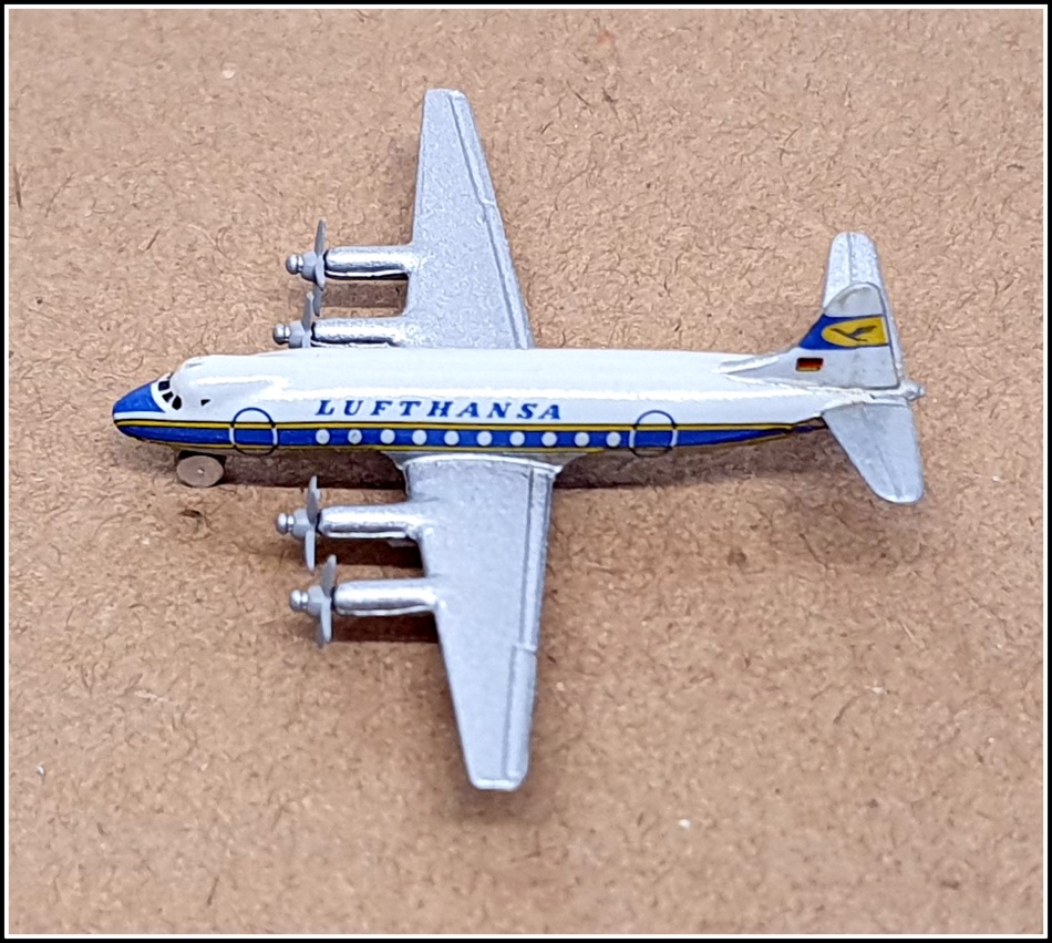 Schabak 1/600 Scale 941/1 - Vickers Viscount Aircraft - Lufthansa