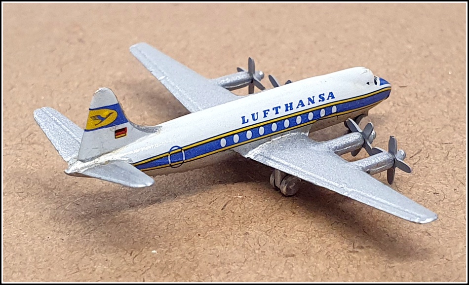 Schabak 1/600 Scale 941/1 - Vickers Viscount Aircraft - Lufthansa