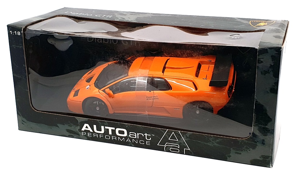 Autoart 1/18 Scale Diecast 74523 - 2001 Lamborghini Diablo GTR - Orange
