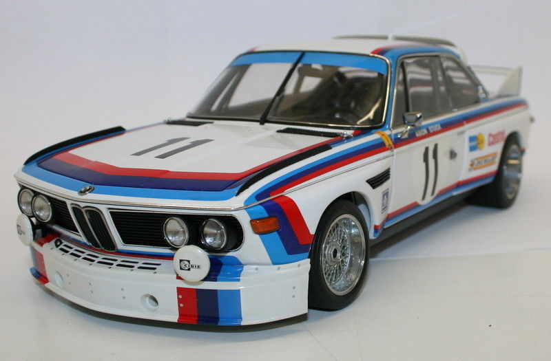 AutoArt 1/18 Diecast Model Car 87347 BMW 3.0 CSL Spa 1973 Amon / Stuck