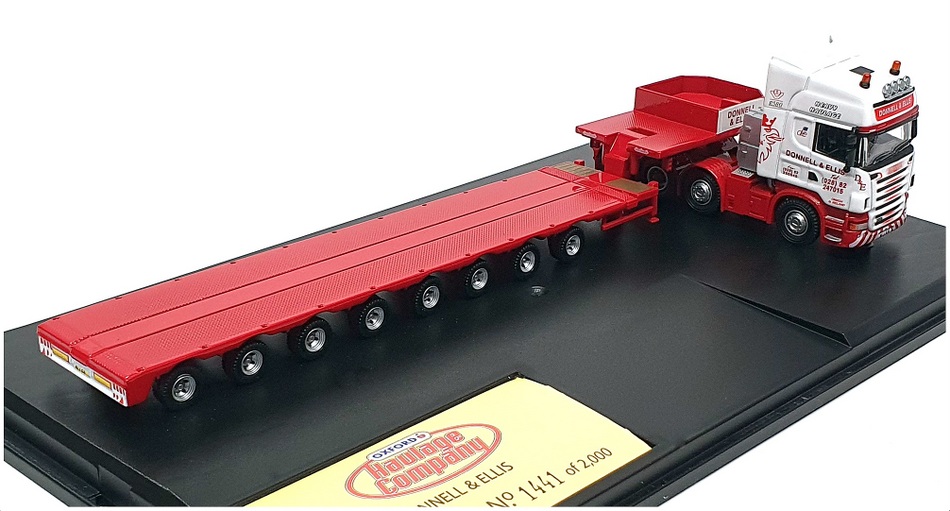 Oxford Diecast 1/76 Scale SCA03LL - Scania R Series Low Loader 