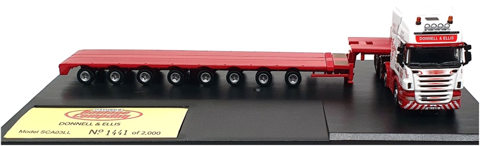 Oxford Diecast 1/76 Scale SCA03LL - Scania R Series Low Loader 