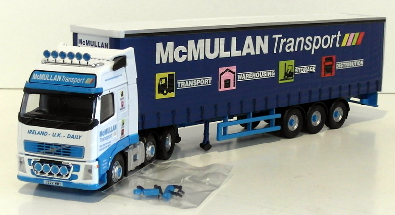 Corgi 1/50 Scale CC14020 - Volvo FH Curtainside - McMullan Transport N.Ireland