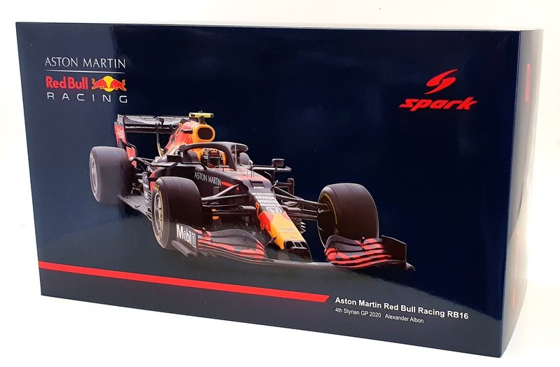 Spark 1/18 Scale 18S485 -2020 RedBull RB16 Alexander Albon P4