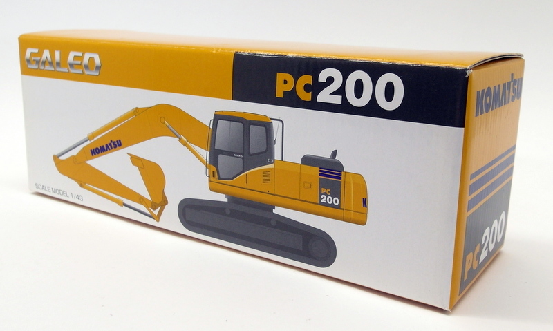 Tomica 1/43 Scale Diecast - PC200 Galeo Komatsu PC200 Excavator | eBay