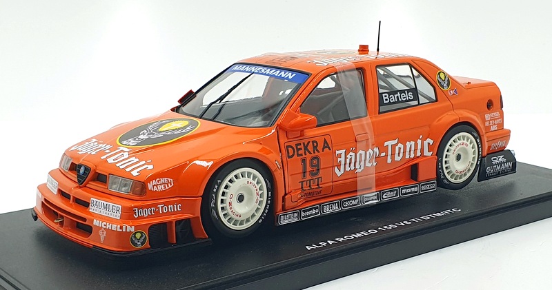 Werk83 1/18 Scale Diecast W1801006 - Alfa Romeo 155 DTM #19 M.Bartels Jagertonic Werk83 1/18 Scale Diecast W1801006 - Alfa Romeo 155 DTM #19 M.Bartels Jagertonic
