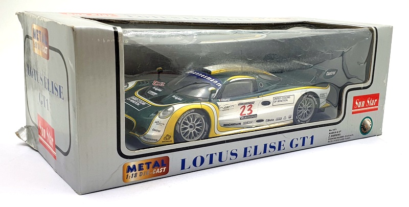【SUN STAR】LOTUS ELISE GT1 / 1:18 #1071 Sun Star 1/18 Scale Diecast 1071 - Lotus Elise GT1 #23