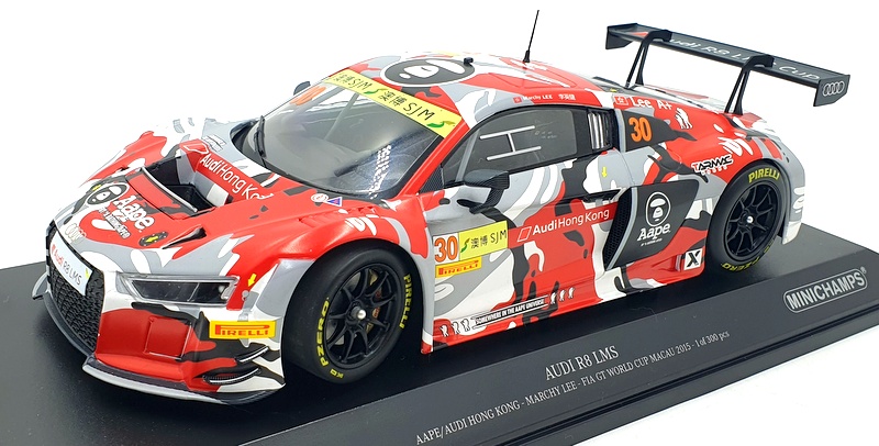 Minichamps 1/18 Scale Diecast 155 151130 - Audi R8 LMS AAPE GT